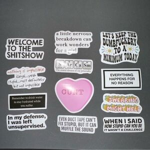 Sticker set #10 (sarcastic stickers)